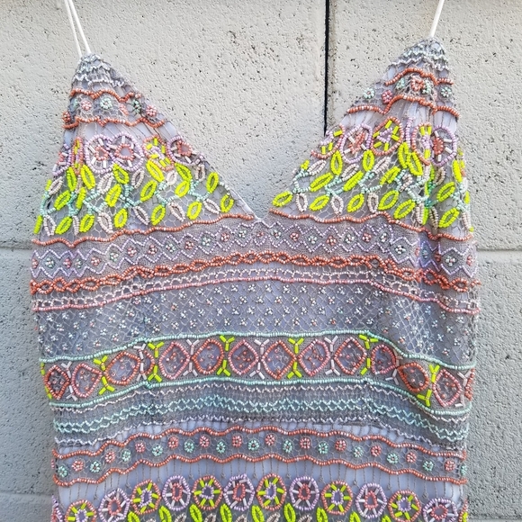 Alice + Olivia | Amina Beaded Dress Size 2 - Picture 4 of 17